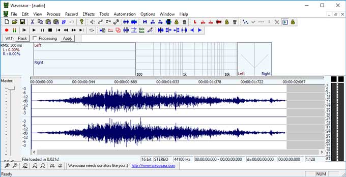 Wavosaur Audio Editor