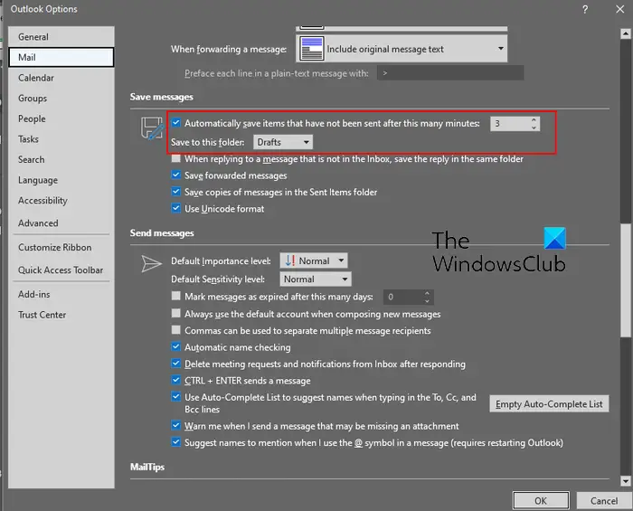 1728110128 922 Drafts not saving in Outlook Recover Draft Emails in Outlook