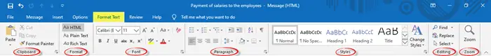 How to create a new email in Outlook