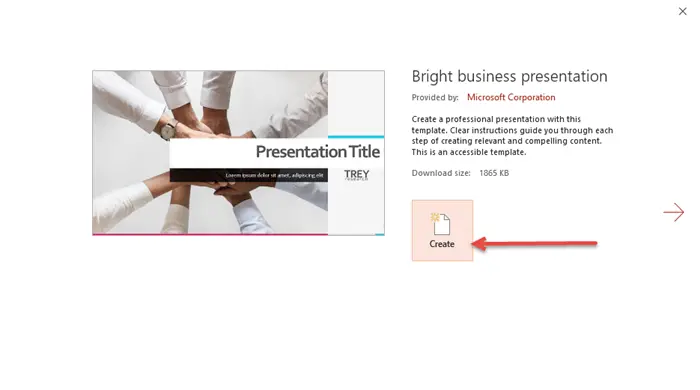 How to search for Online Template and Theme in PowerPoint