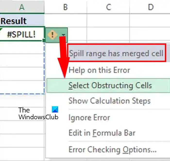 1728171730 676 How to fix SPILL error in