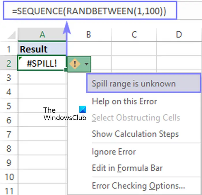 1728171731 421 How to fix SPILL error in