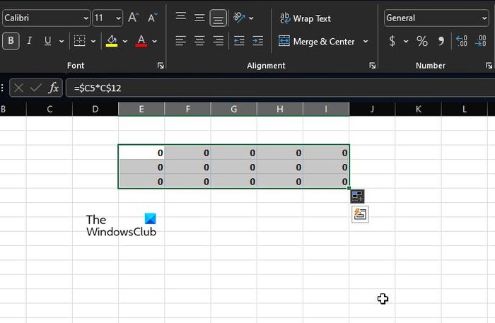 Excel AutoFill Cells