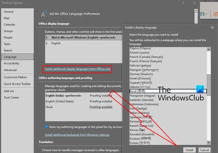 1728183891 656 How to change Time Zone and Language in Outlook 365