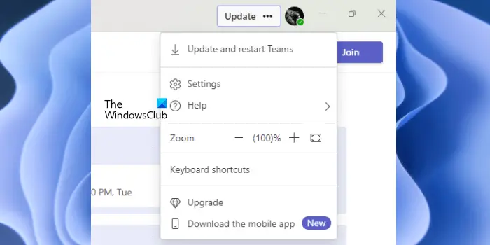 Update Microsoft Teams