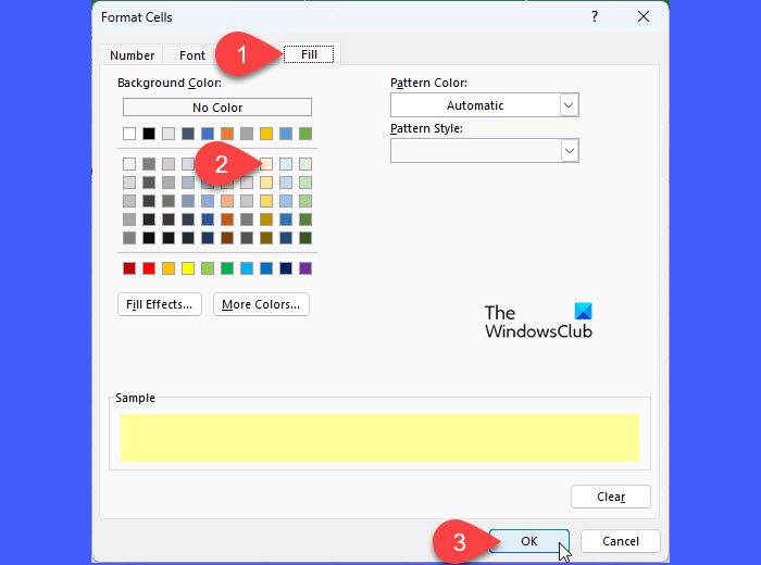 Applying color to the dropdown list in Excel