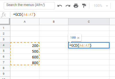 Greatest common divisor