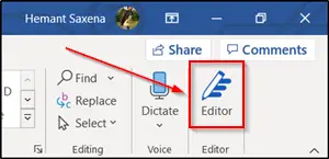 1728246185 293 How to use Microsoft Editor to check Grammar and Spelling