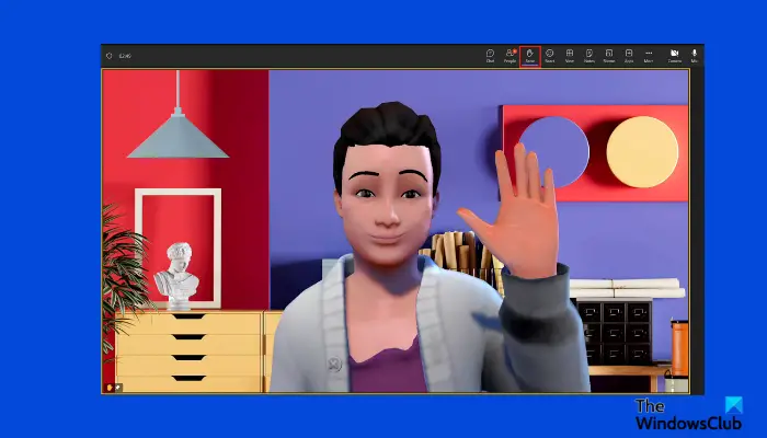 How to use 3D in-app avatars in Teams