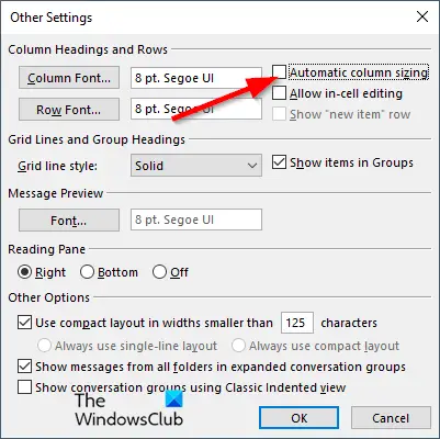 1728257896 81 How to adjust Column Width in Outlook