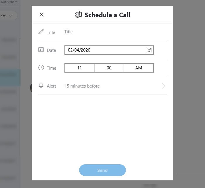 1728310446 54 How to schedule a call in Skype app and web