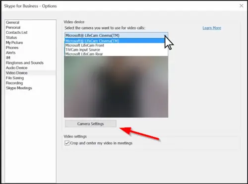 1728336593 360 How to change Audio Video settings in Skype for