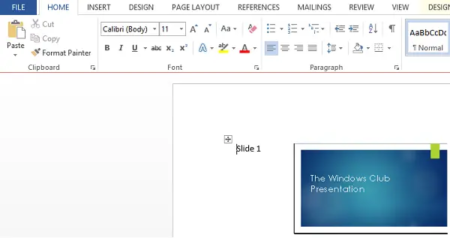 How to copy all text from PowerPoint to Word