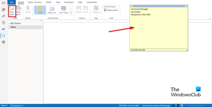 1728344022 895 How to create notes in an Outlook app