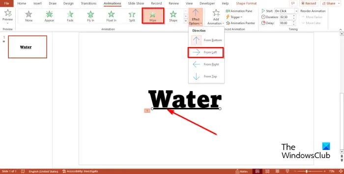 1728381852 558 How to animate Underline in PowerPoint