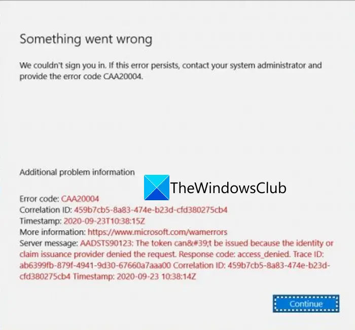 1728405430 449 Fix Microsoft Teams Sign in Error Codes and Problems