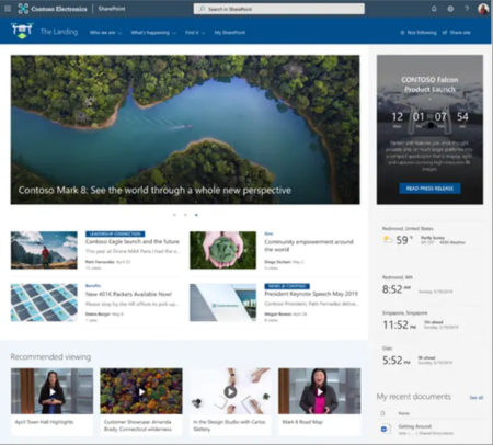 Add sections and columns on a SharePoint Modern Page