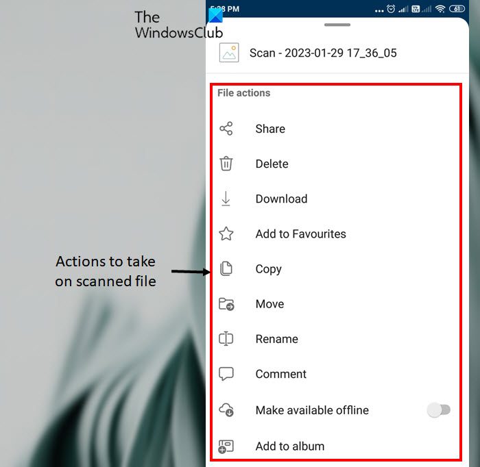 Scan directly to OneDrive