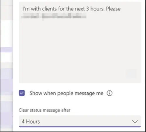 Microsoft Teams status is stuck on Out of Office