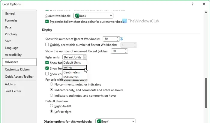 Default Excel settings you should change