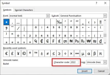 How to add Bullet Points to Text in Excel