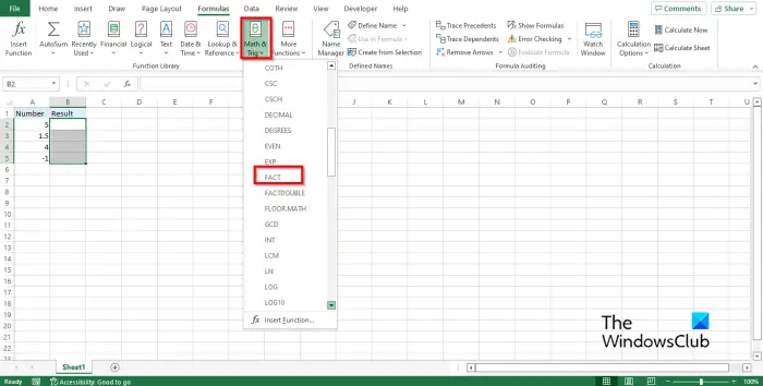 1728564596 104 How to use the FACT or FACTDOUBLE function in