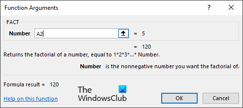 1728564596 114 How to use the FACT or FACTDOUBLE function in