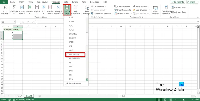 1728564597 692 How to use the FACT or FACTDOUBLE function in