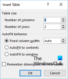 1728602654 361 How to insert a Table in Word