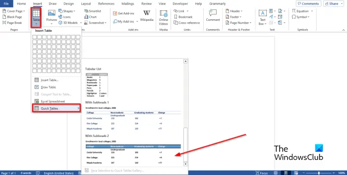 1728602654 952 How to insert a Table in Word