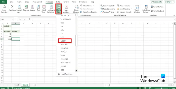 1728613238 990 How to use the LOG and LOG10 function in