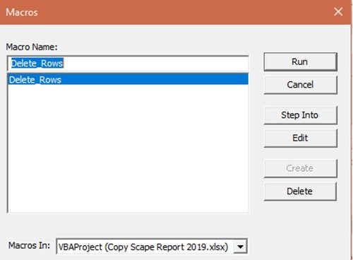 How to delete Multiple Rows in Microsoft Excel