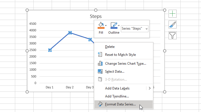 1728642376 302 How to make a curved line graph in Excel and