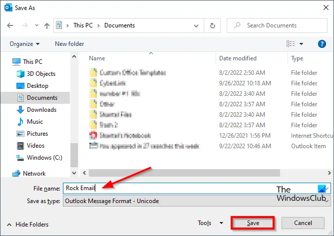 1728723291 149 How to save Outlook Emails as files to computer