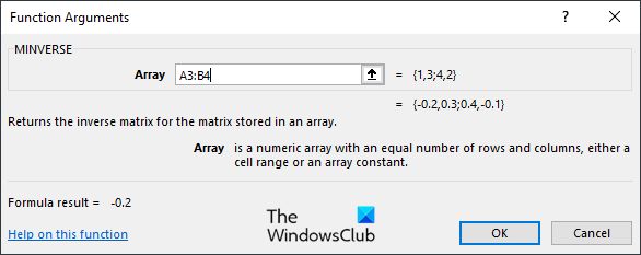 1728724027 615 How to use the MINVERSE and MMULT functions in