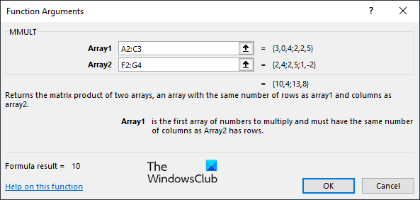 1728724028 206 How to use the MINVERSE and MMULT functions in