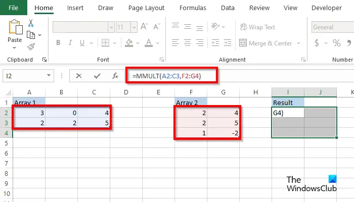 1728724028 853 How to use the MINVERSE and MMULT functions in