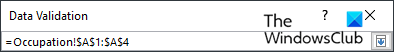 1728728047 302 How to create a drop down list using Data Validation in