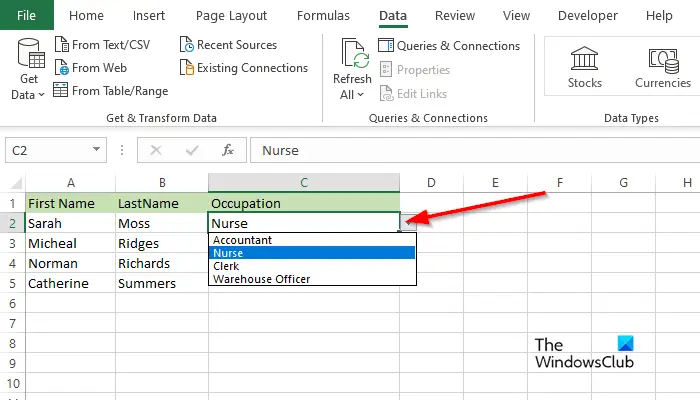 1728728047 769 How to create a drop down list using Data Validation in