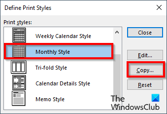 1728731405 7 How to add a new Print Style in Outlook