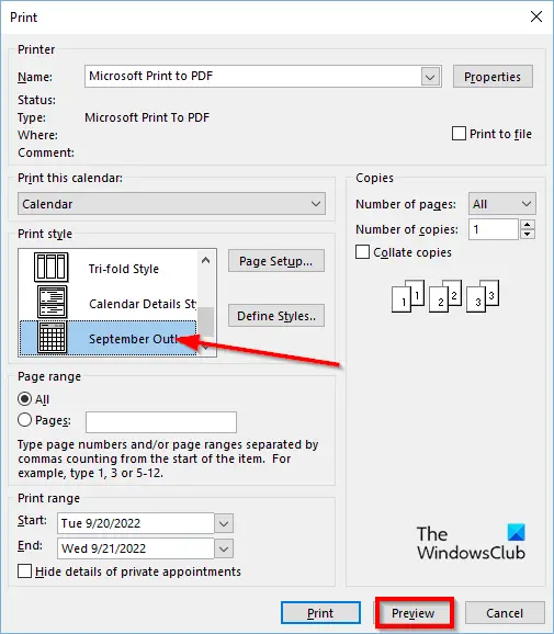 1728731406 181 How to add a new Print Style in Outlook