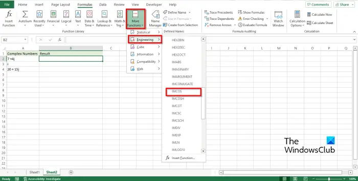 1728734354 197 How to use the IMCOS function in Microsoft