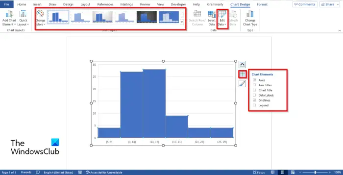 1728734944 628 How to create a Histogram Chart in Word