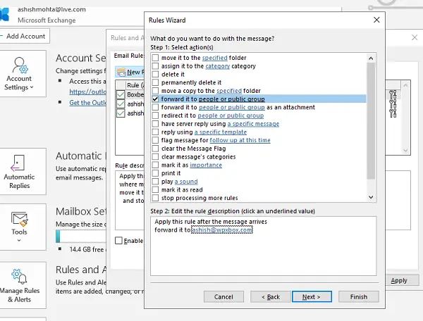 Automatically Forward Email Outlook