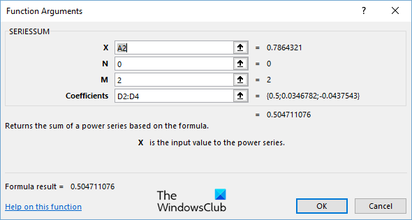 1728752821 28 How to use the SERIESSUM function in