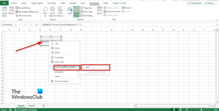 1728765307 276 How to navigate between Excel worksheets using Command button