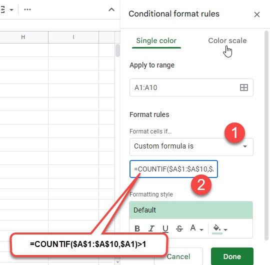 Defining custom formula in Google Sheets