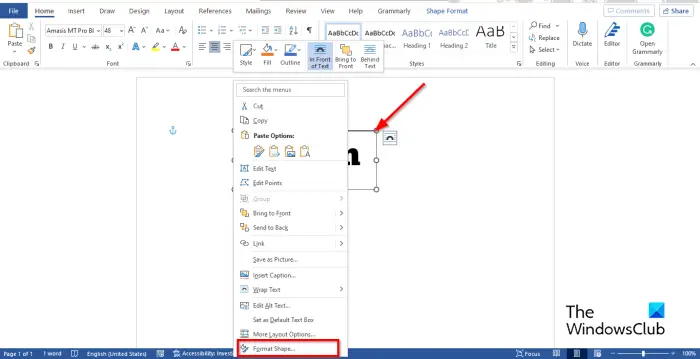 1728789550 832 How to reverse or mirror text in Word