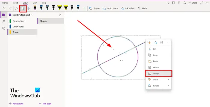 1728790086 711 How to insert Shapes in OneNote