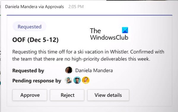 Microsoft Teams Approvals